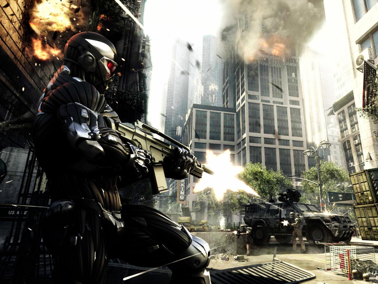 Crysis 2 Scene for 1280 x 960 resolution