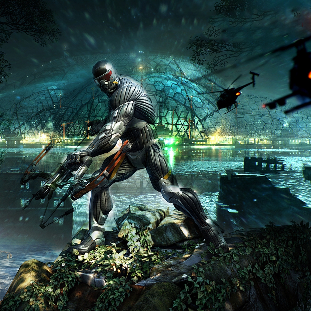 Crysis 3 Poster for 1024 x 1024 iPad resolution