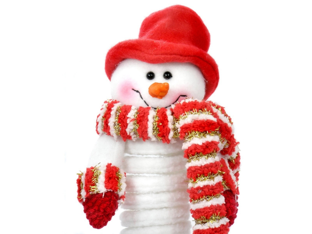 Custom Christmas Snowman for 1024 x 768 resolution