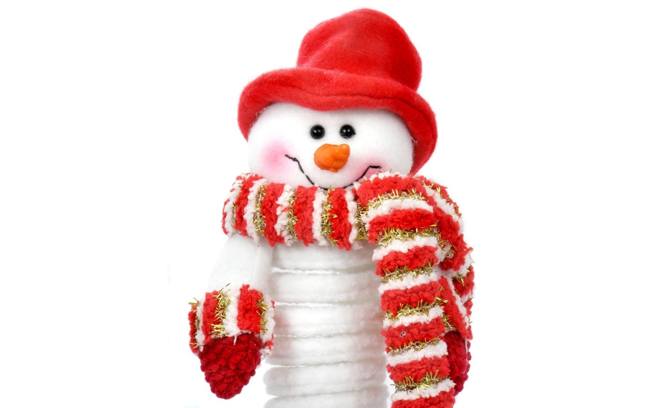 Custom Christmas Snowman for 1280 x 800 widescreen resolution