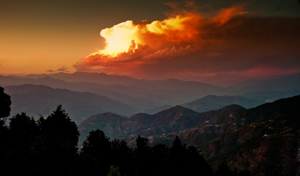 Dalhousie Sunset for 1024 x 600 widescreen resolution