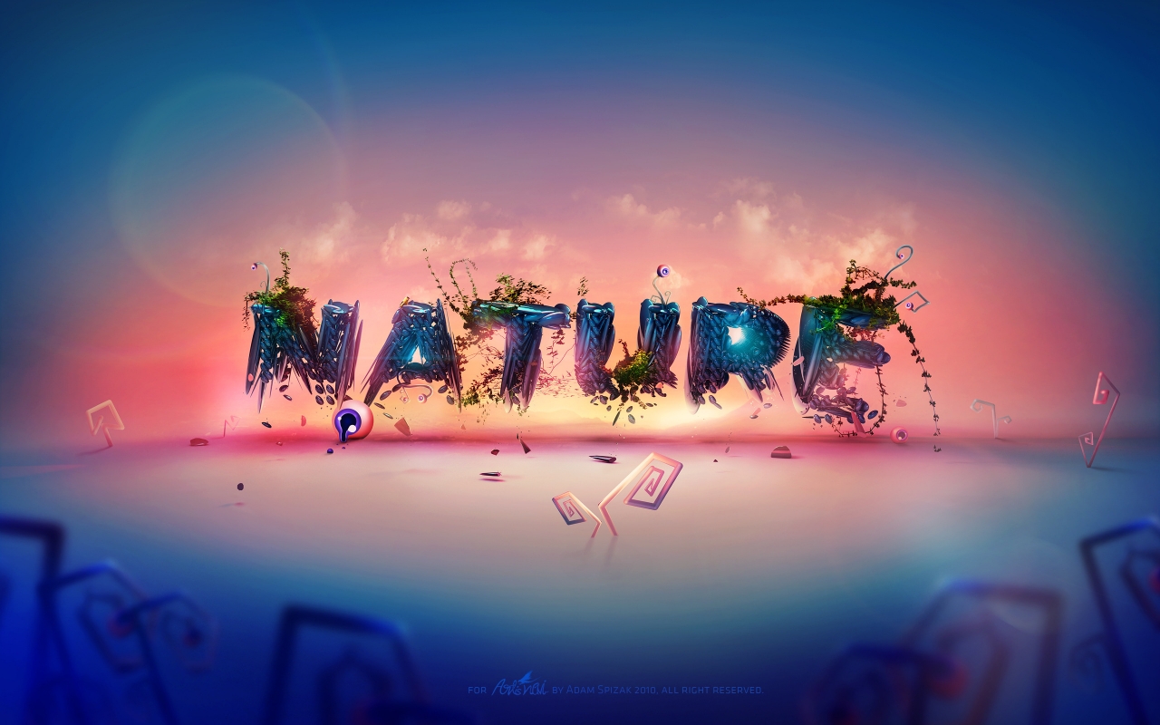 Dali Nature for 1280 x 800 widescreen resolution