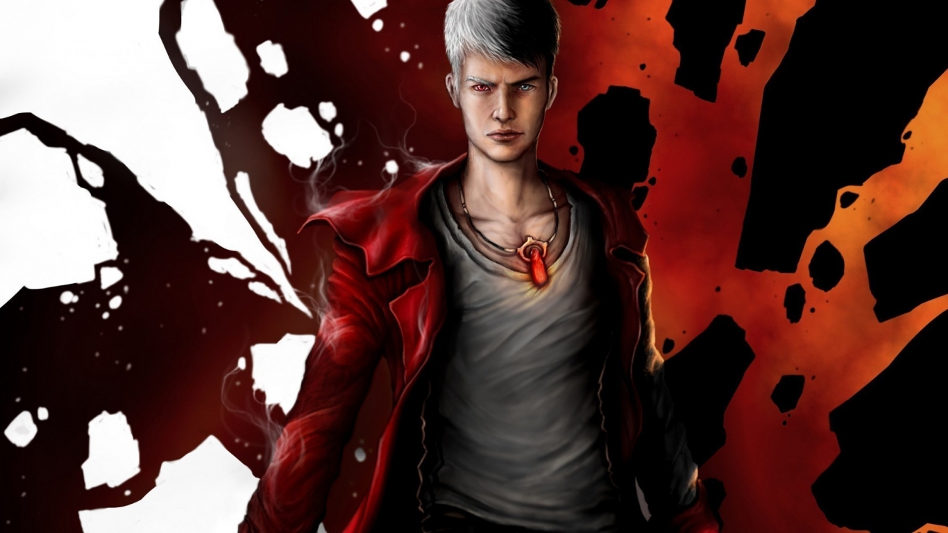Dante Devil May Cry for 1366 x 768 HDTV resolution