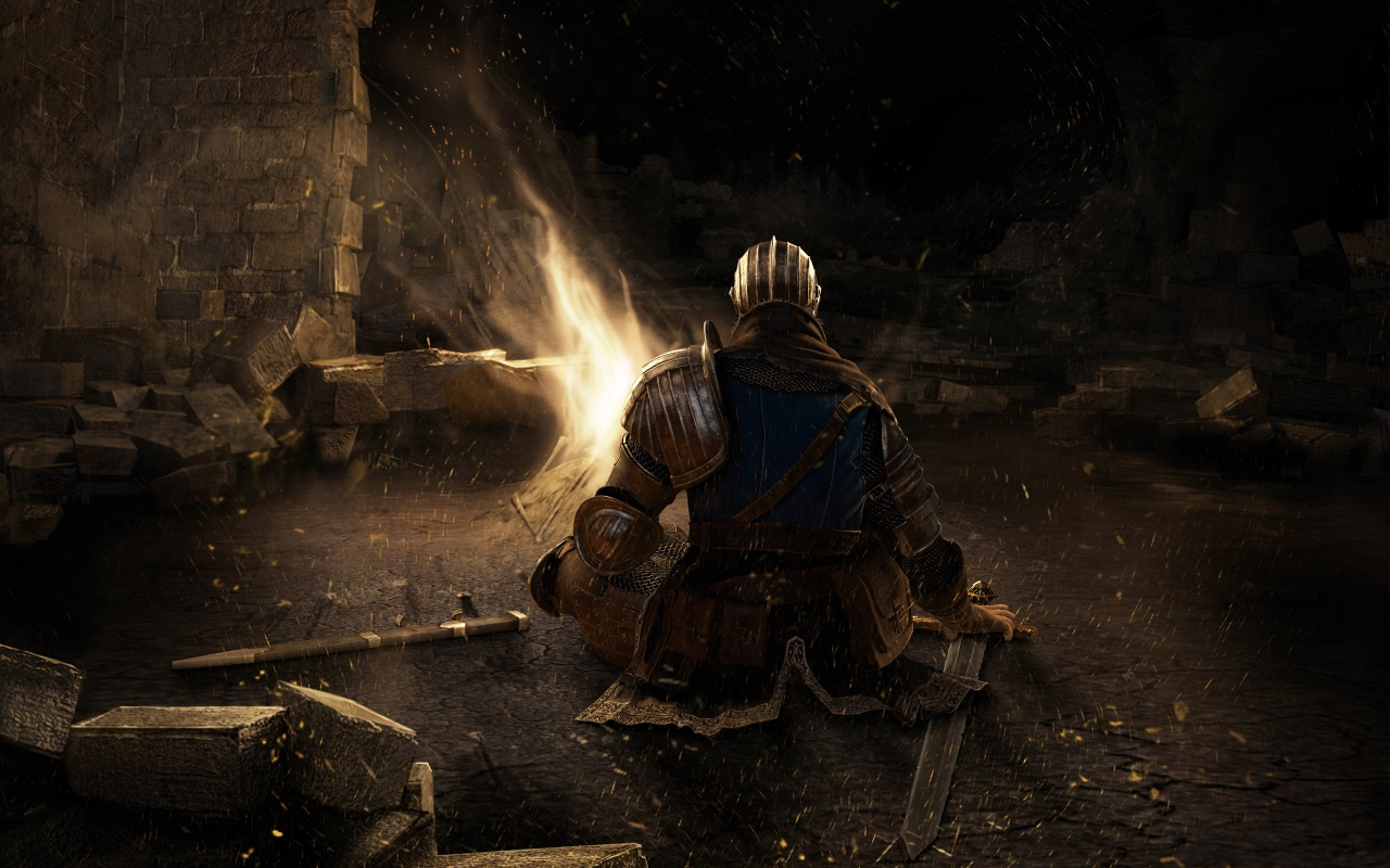 Dark Souls Knight for 1280 x 800 widescreen resolution