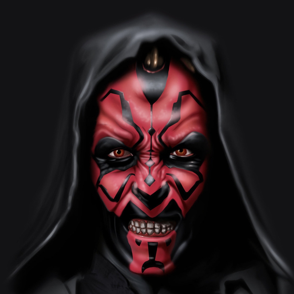 Darth Vader Animated for 1024 x 1024 iPad resolution