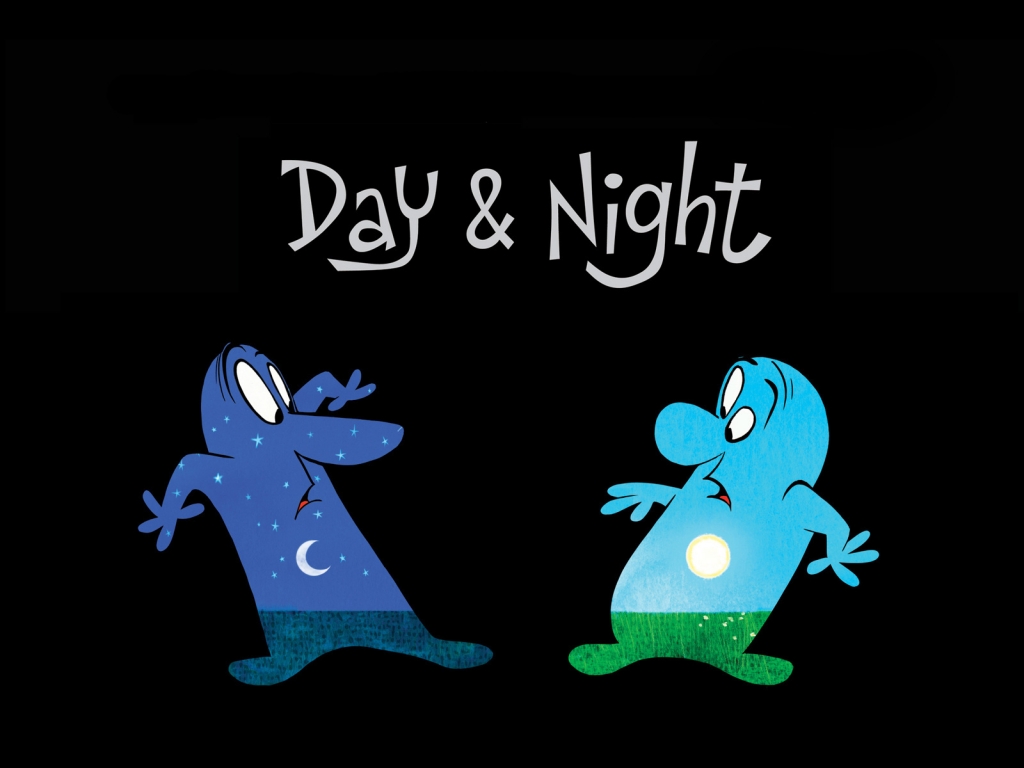 Day and Night for 1024 x 768 resolution