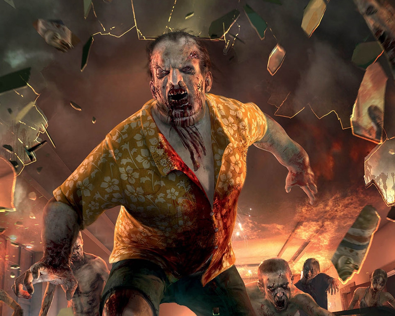 Dead Island Game Zombie for 1280 x 1024 resolution