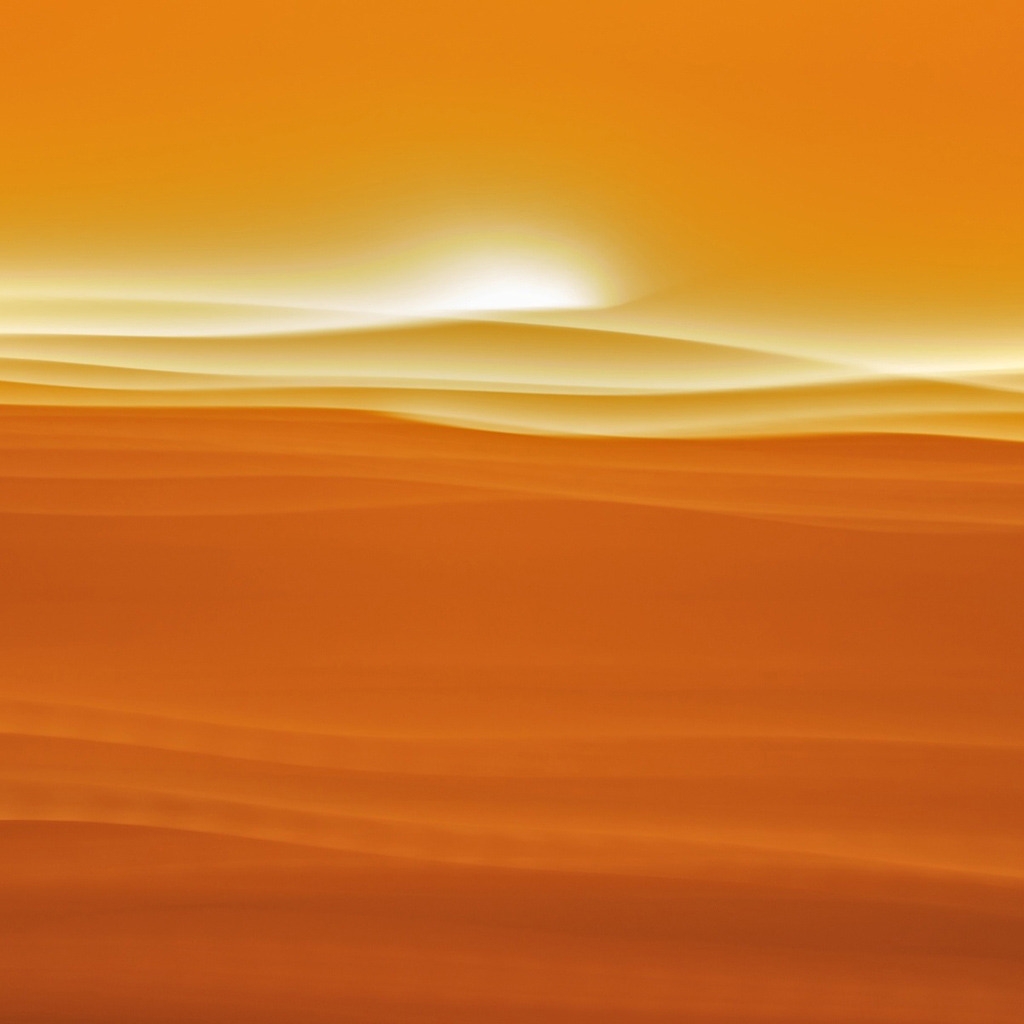 Desert sunlight for 1024 x 1024 iPad resolution