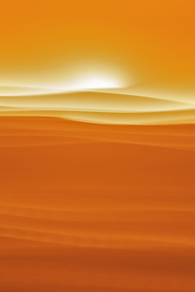 Desert sunlight for 640 x 960 iPhone 4 resolution