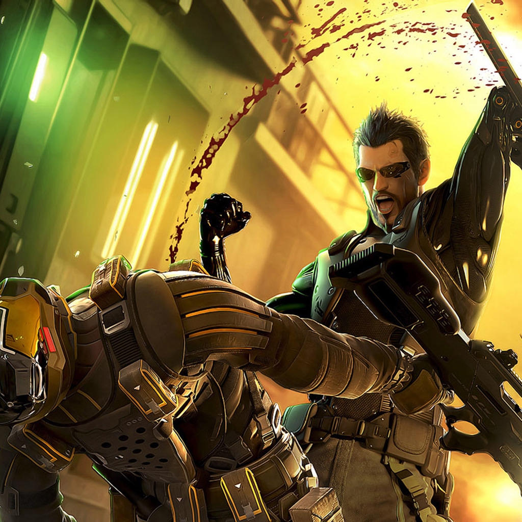 Deus Ex Human Revolution Fight for 1024 x 1024 iPad resolution
