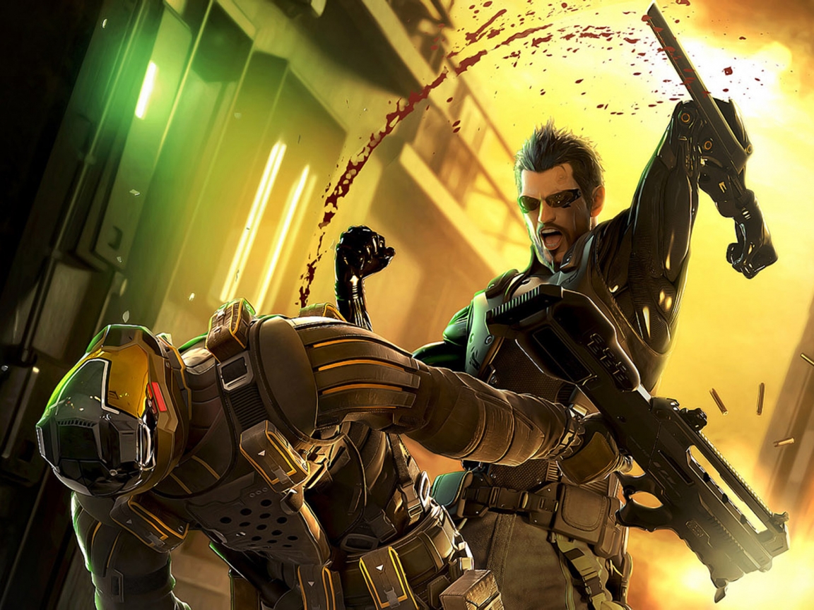 Deus Ex Human Revolution Fight for 1152 x 864 resolution