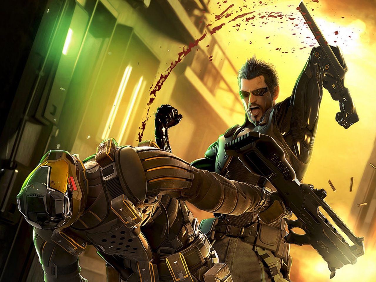 Deus Ex Human Revolution Fight for 1280 x 960 resolution
