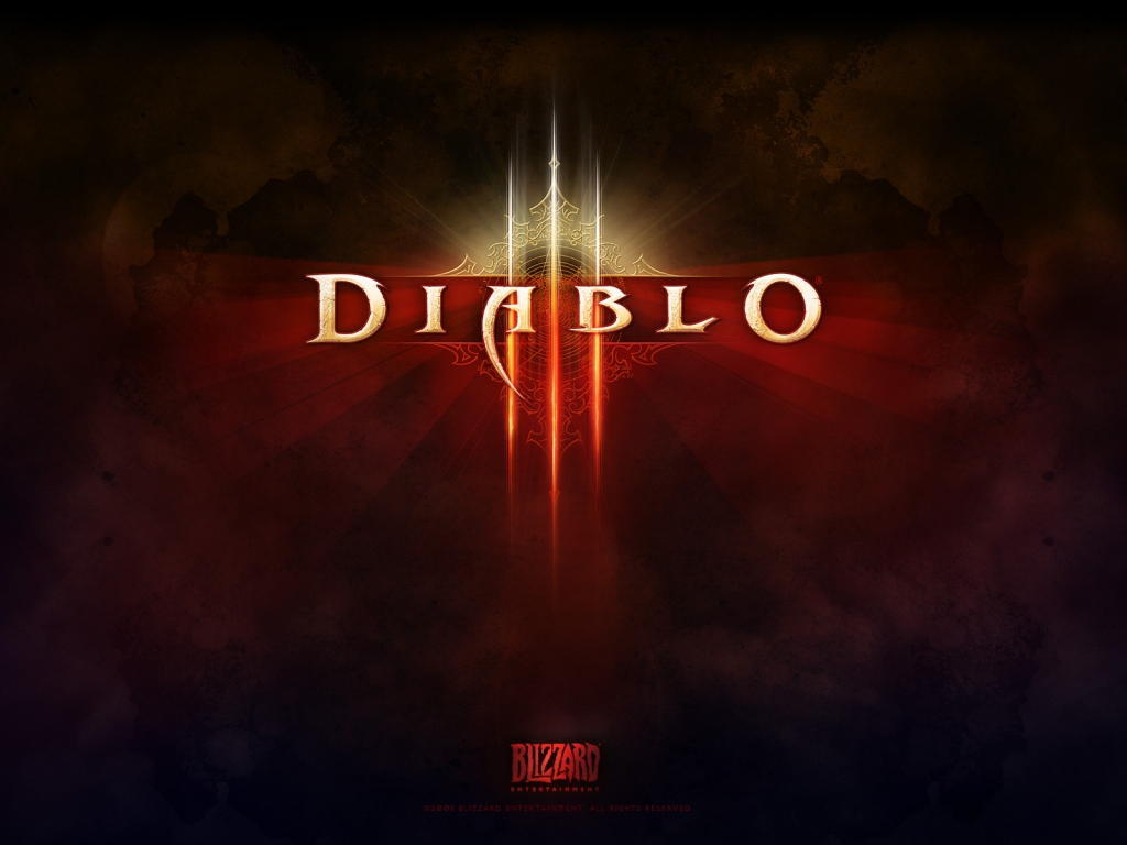 Diablo 3 Game Logo for 1024 x 768 resolution