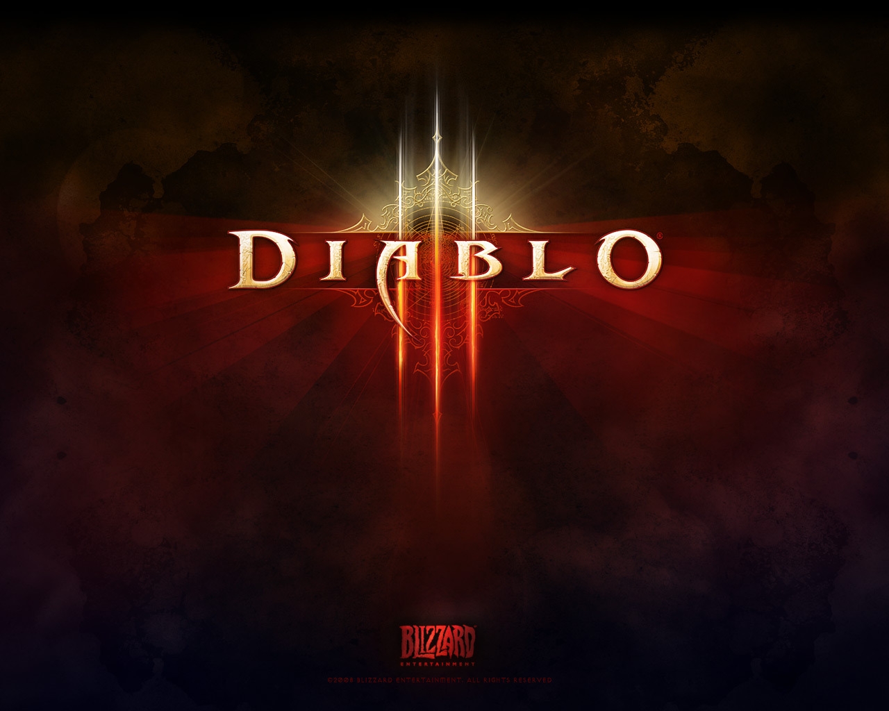 Diablo 3 Game Logo for 1280 x 1024 resolution