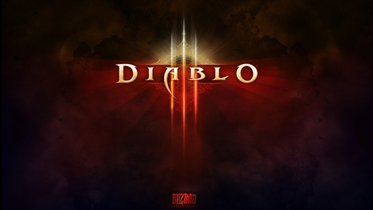 Diablo 3 Game Logo for 1280 x 720 HDTV 720p resolution