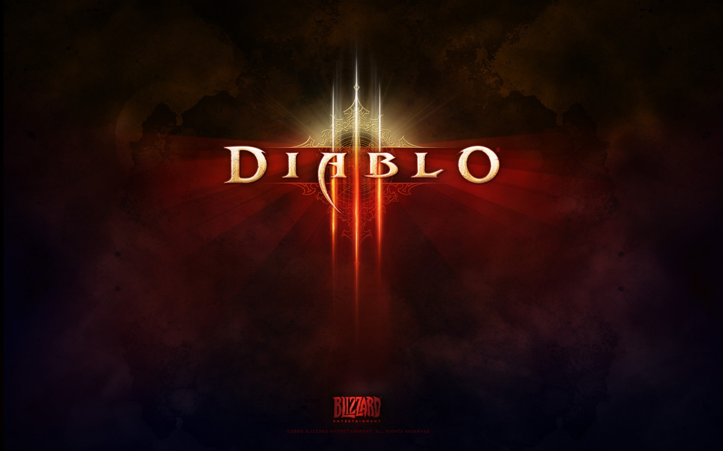 Diablo 3 Game Logo for 1440 x 900 widescreen resolution