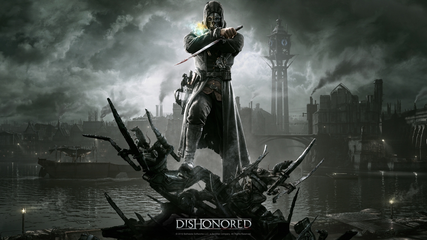 Dishonored 2012 for 1366 x 768 HDTV resolution