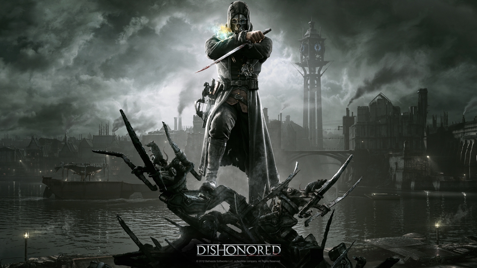 Dishonored 2012 for 1536 x 864 HDTV resolution