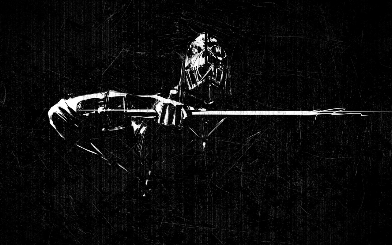 Dishonored Scraped Minimal for 1280 x 800 widescreen resolution