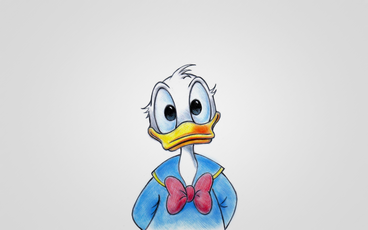 Donald Duck for 1280 x 800 widescreen resolution