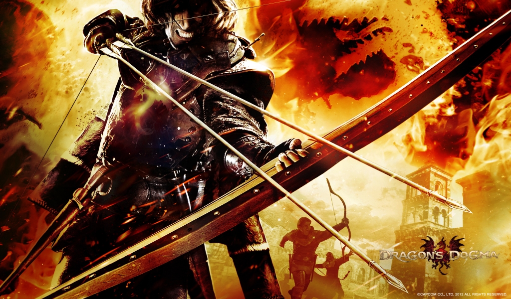 Dragons Dogma Ranger for 1024 x 600 widescreen resolution