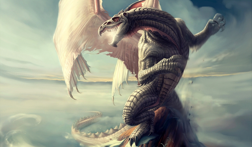 Epic Dragon for 1024 x 600 widescreen resolution