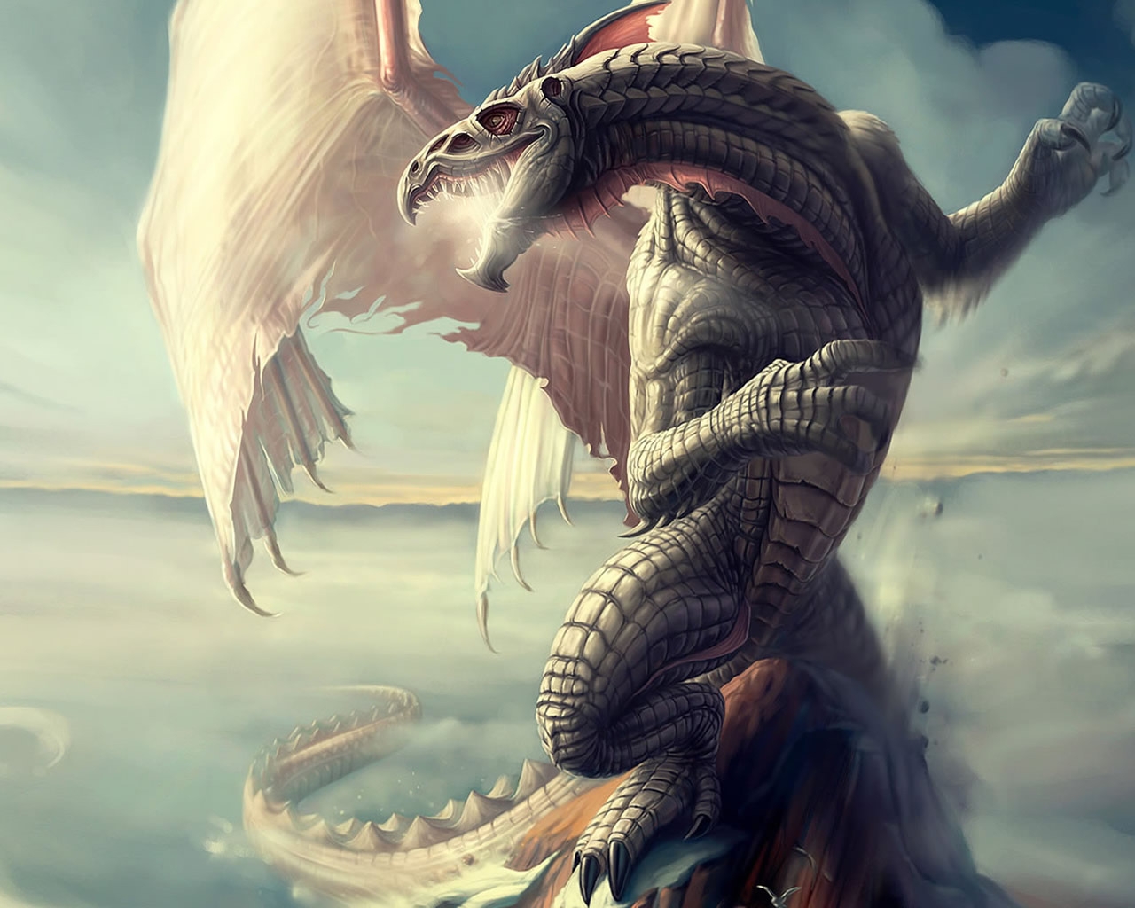 Epic Dragon for 1280 x 1024 resolution