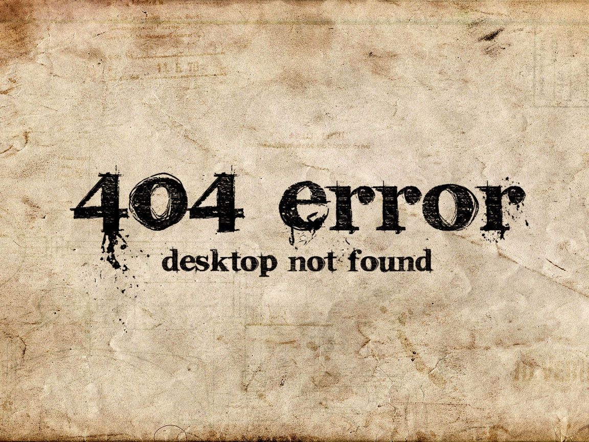 Error 404 for 1152 x 864 resolution