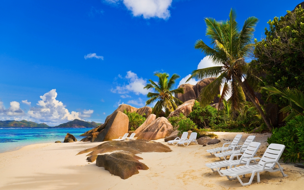 Exotic Sea Beach for 1280 x 800 widescreen resolution