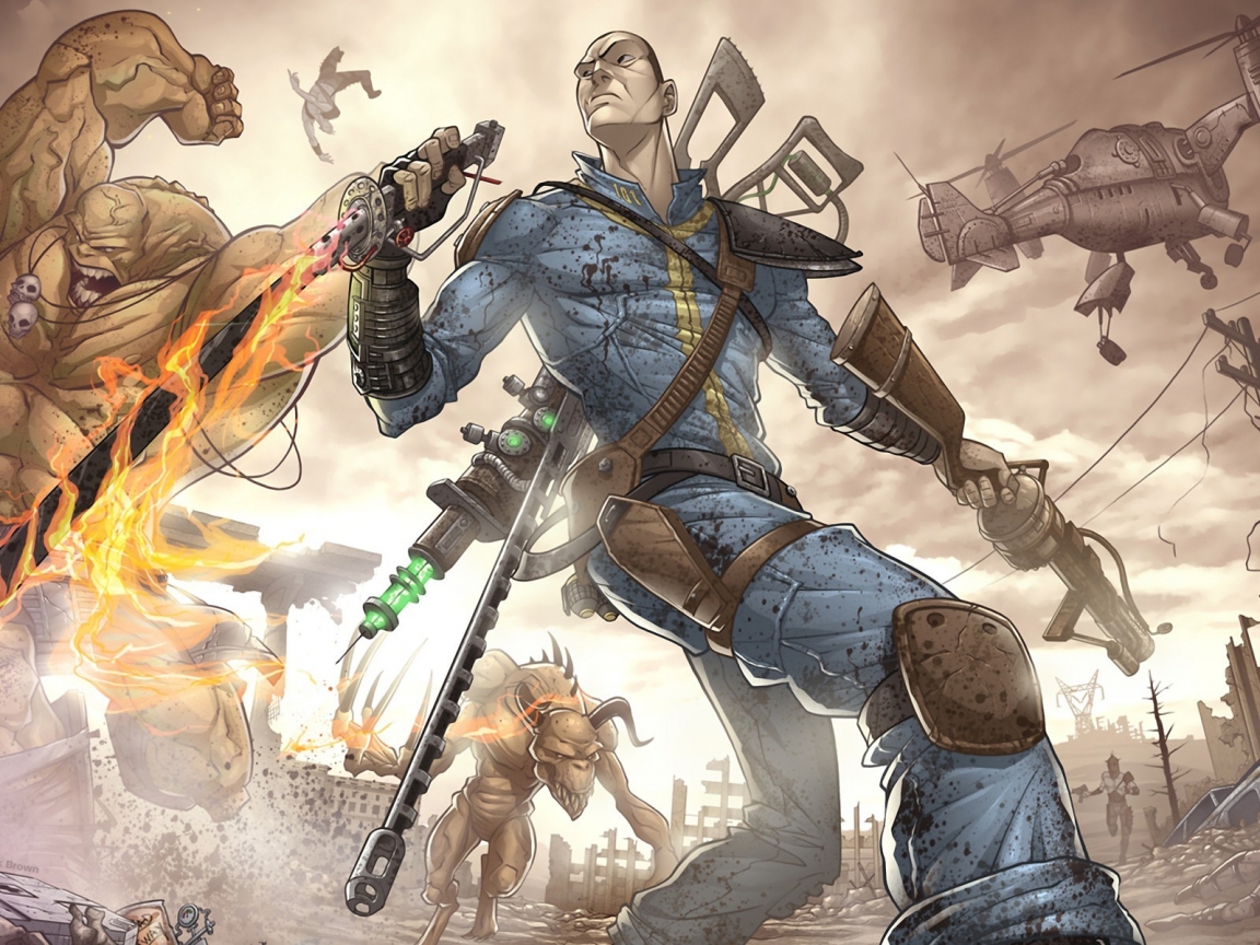 Fallout 3 Game Poster for 1152 x 864 resolution