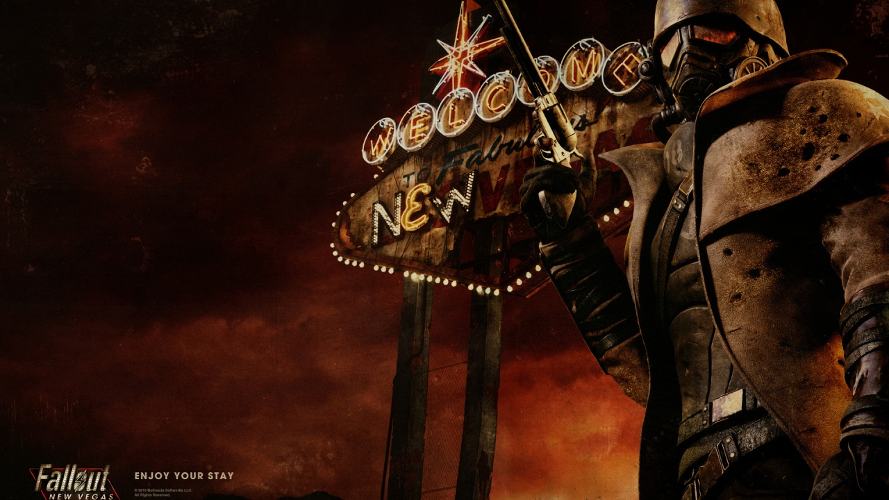 Fallout New Vegas Game for 1280 x 720 HDTV 720p resolution