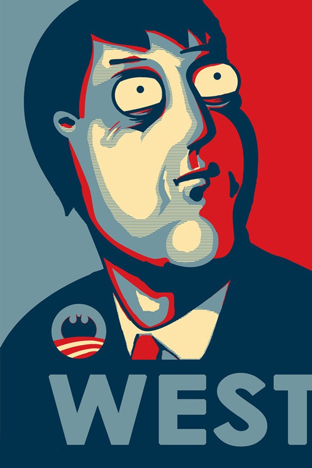 Family Guy Mayor West for 640 x 960 iPhone 4 resolution