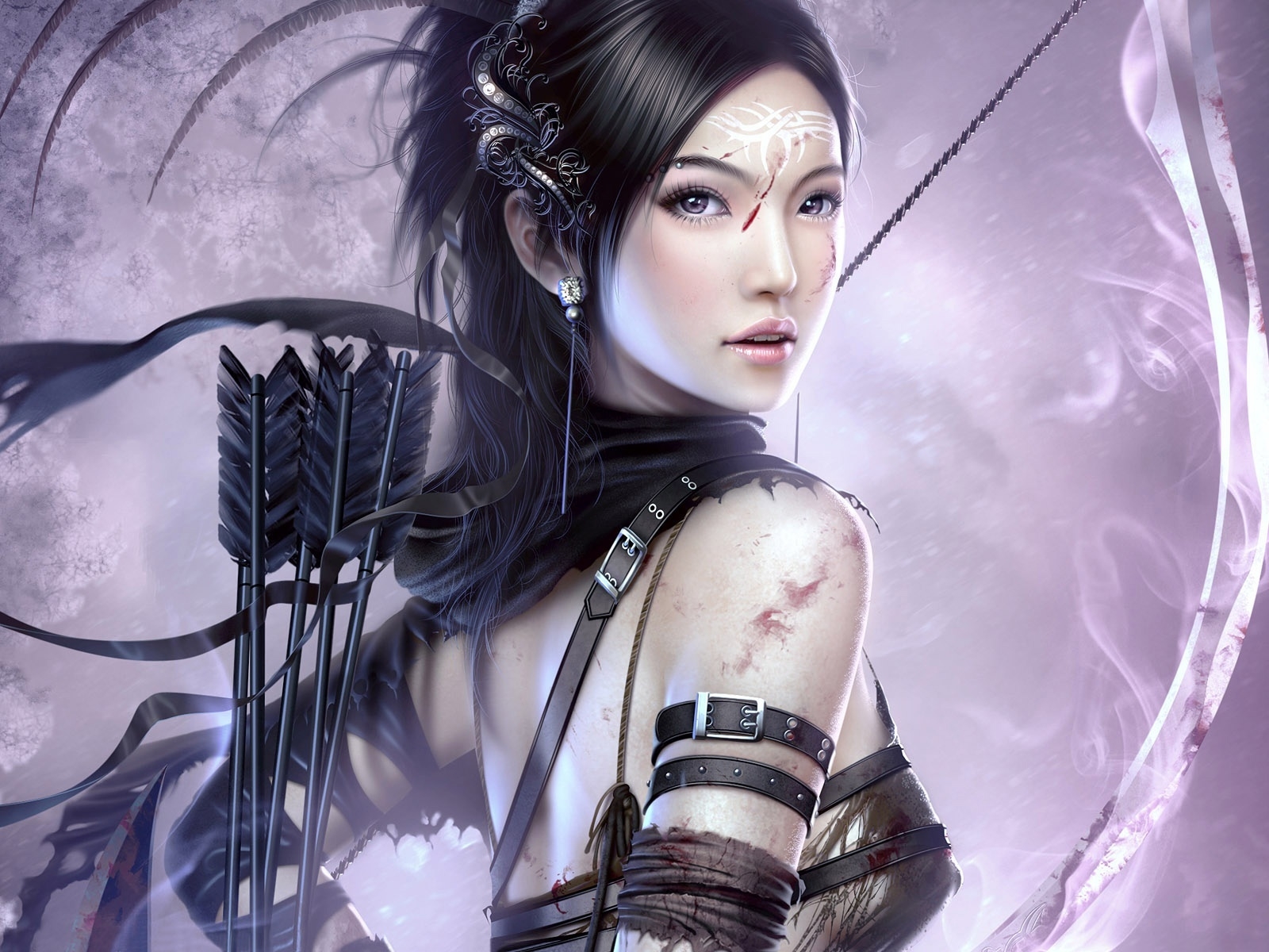 Fantasy girl Archer for 1600 x 1200 resolution