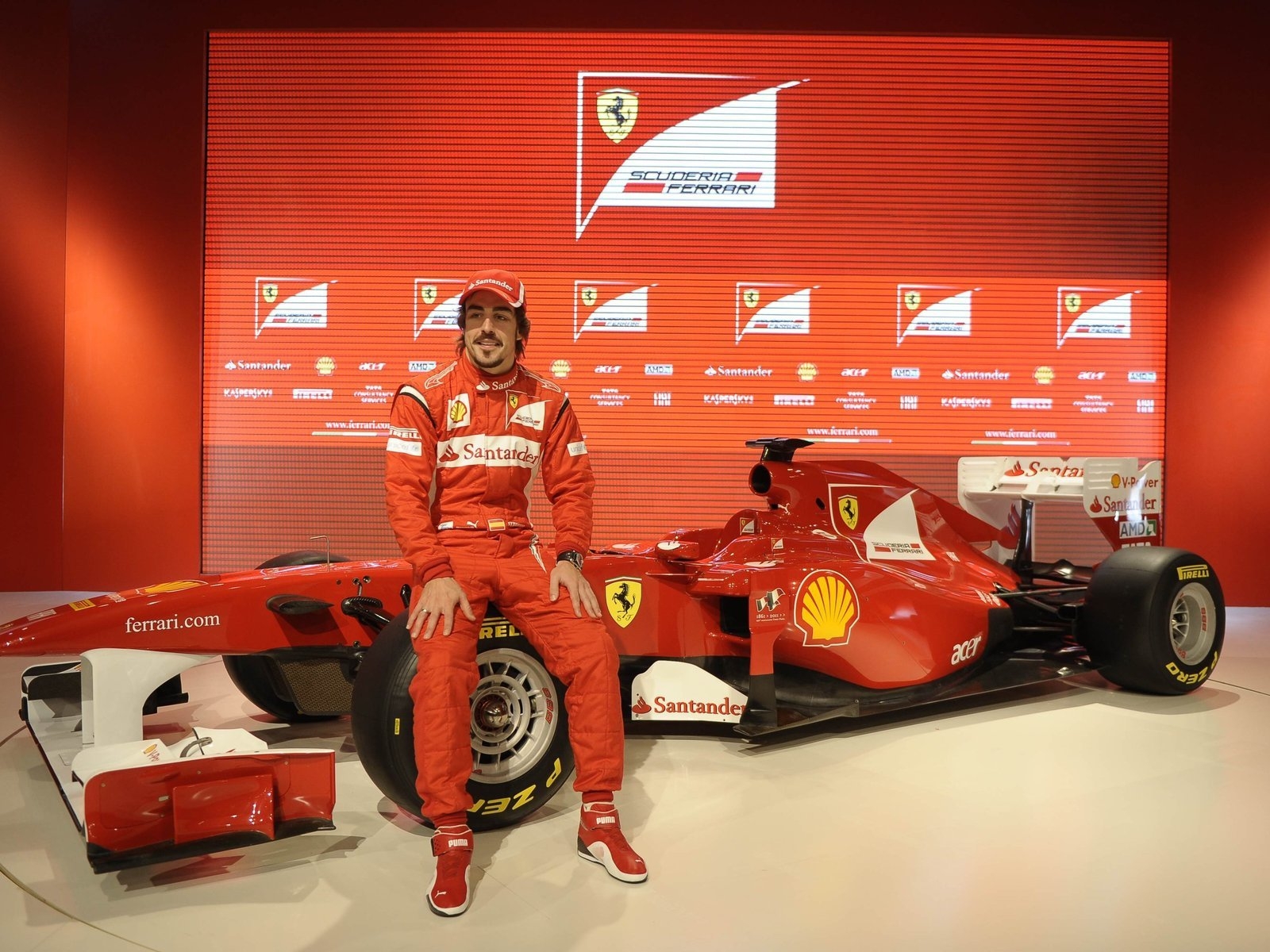 Fernando Alonso Ferrari for 1600 x 1200 resolution