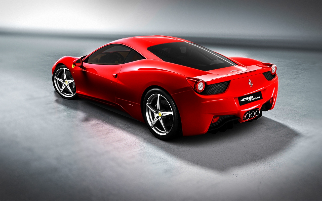 Ferrari 458 for 1280 x 800 widescreen resolution