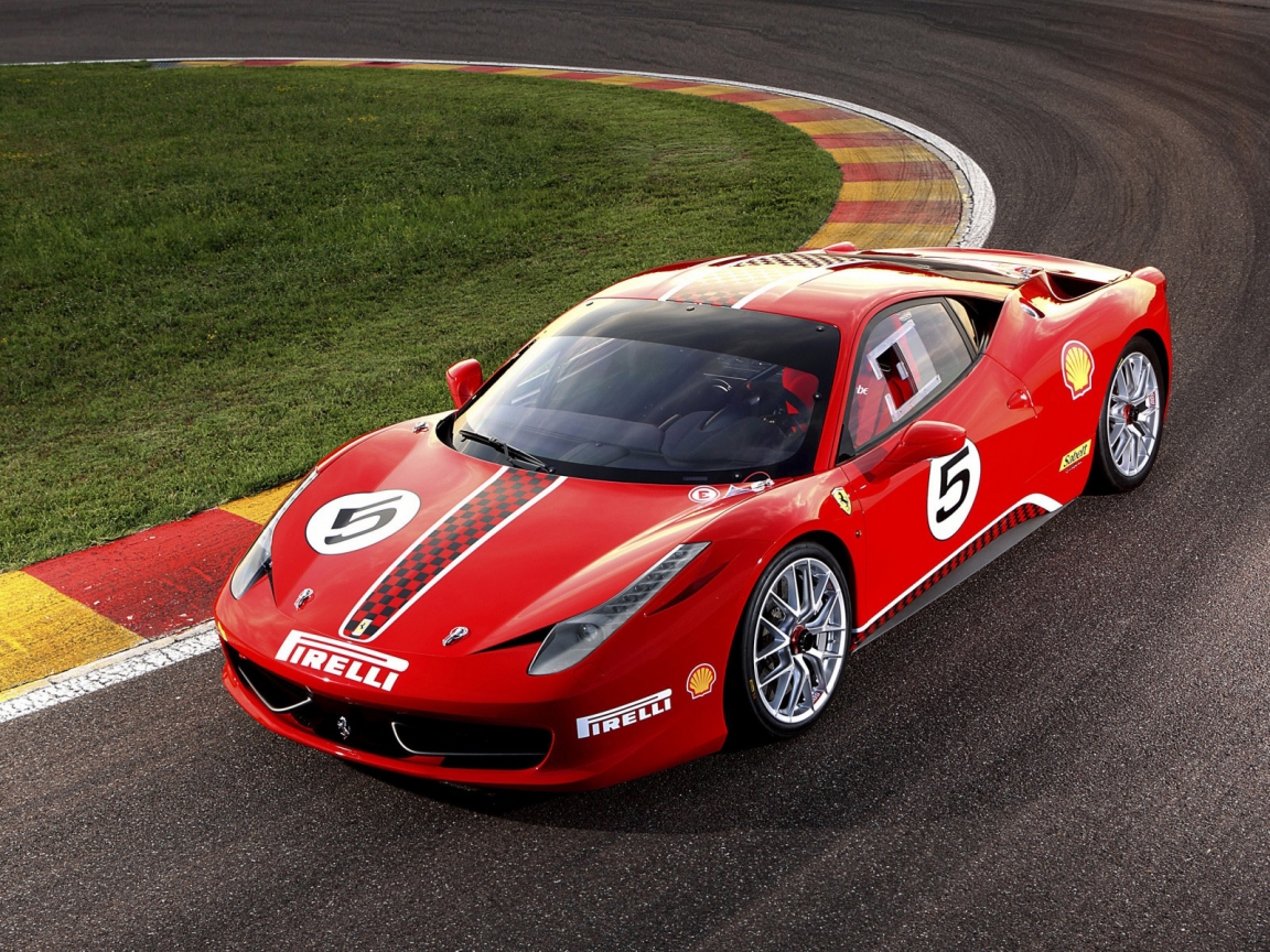Ferrari 458 Challenge for 1152 x 864 resolution