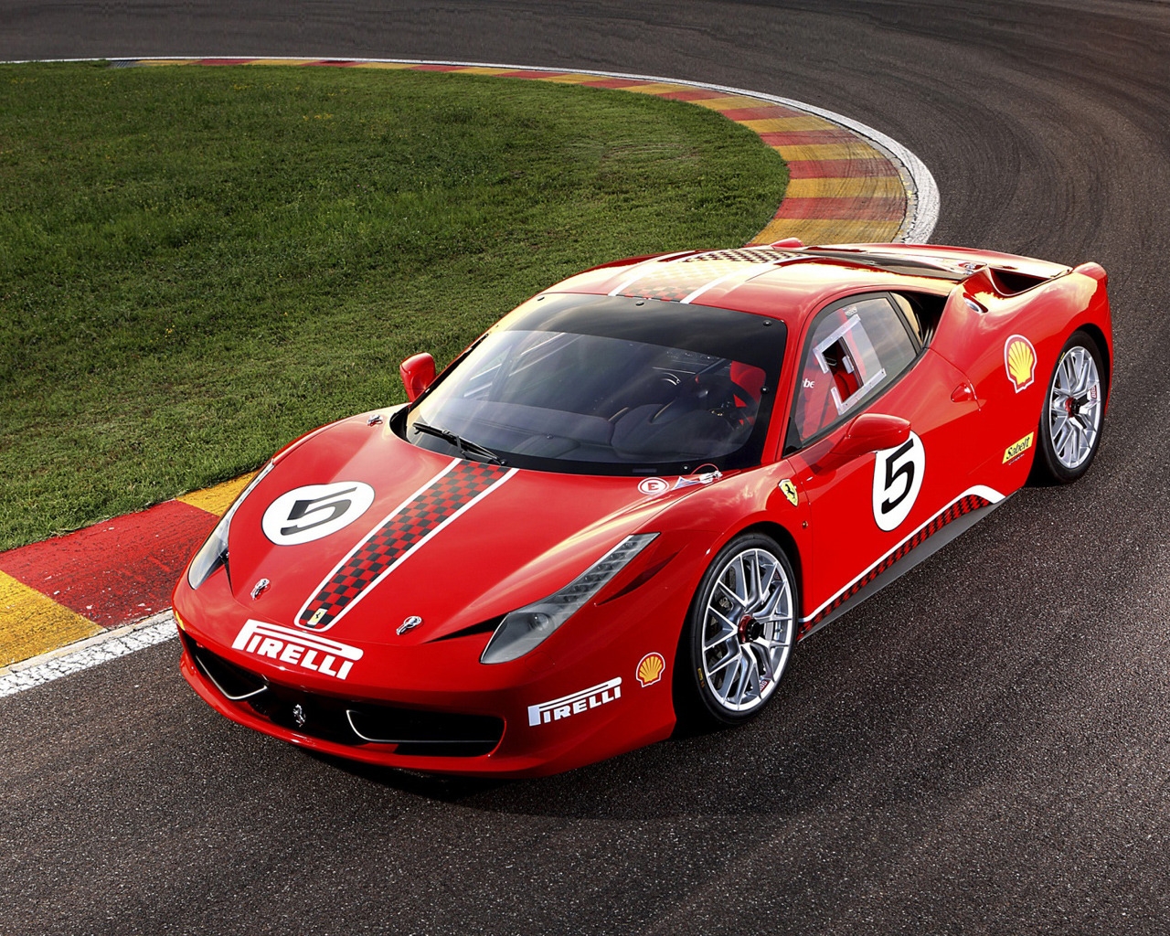 Ferrari 458 Challenge for 1280 x 1024 resolution