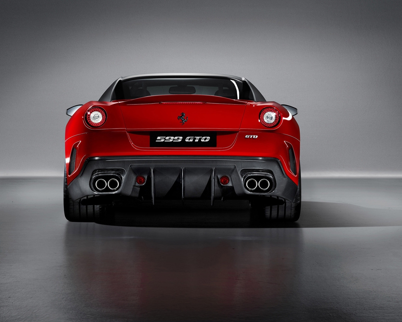 Ferrari 599 GTO Rear for 1280 x 1024 resolution