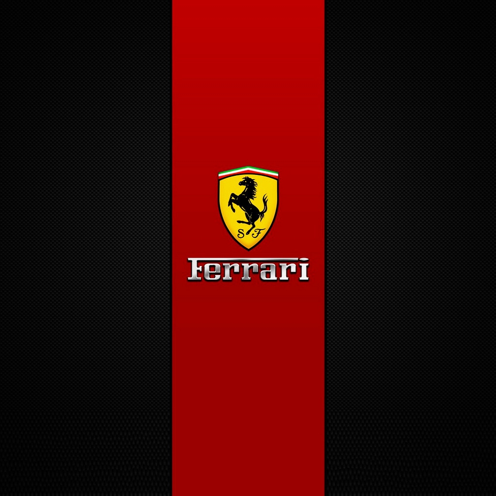 Ferrari Brand Logo for 1024 x 1024 iPad resolution