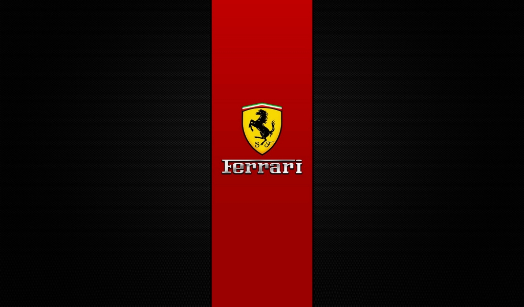 Ferrari Brand Logo for 1024 x 600 widescreen resolution