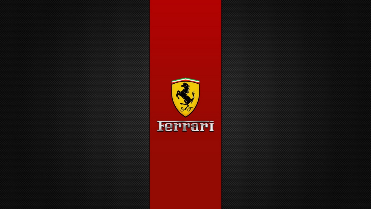 Ferrari Brand Logo for 1280 x 720 HDTV 720p resolution