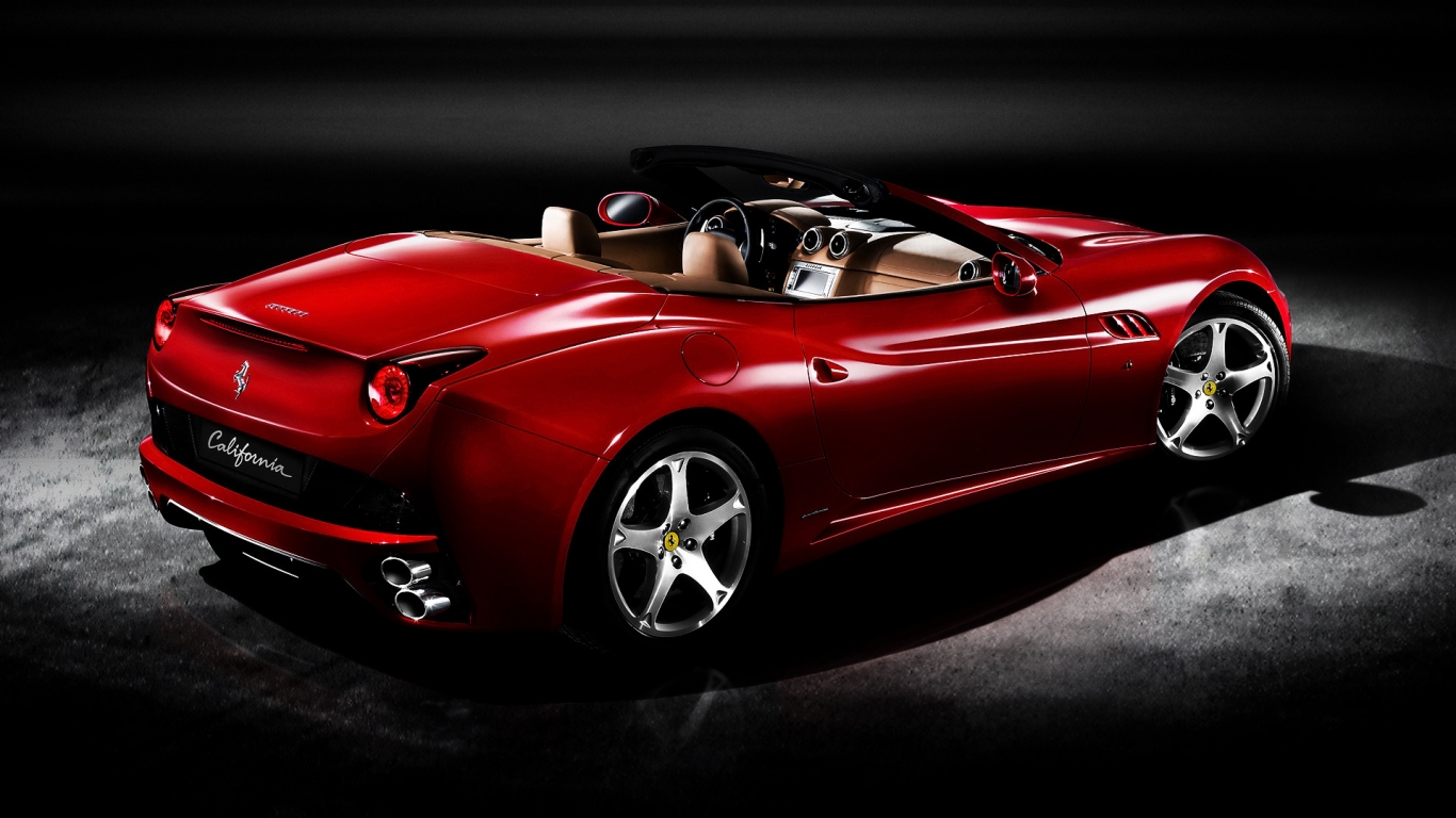 Ferrari California for 1366 x 768 HDTV resolution