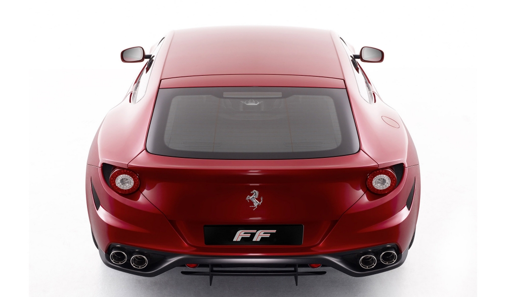 Ferrari FF Rear for 1024 x 600 widescreen resolution