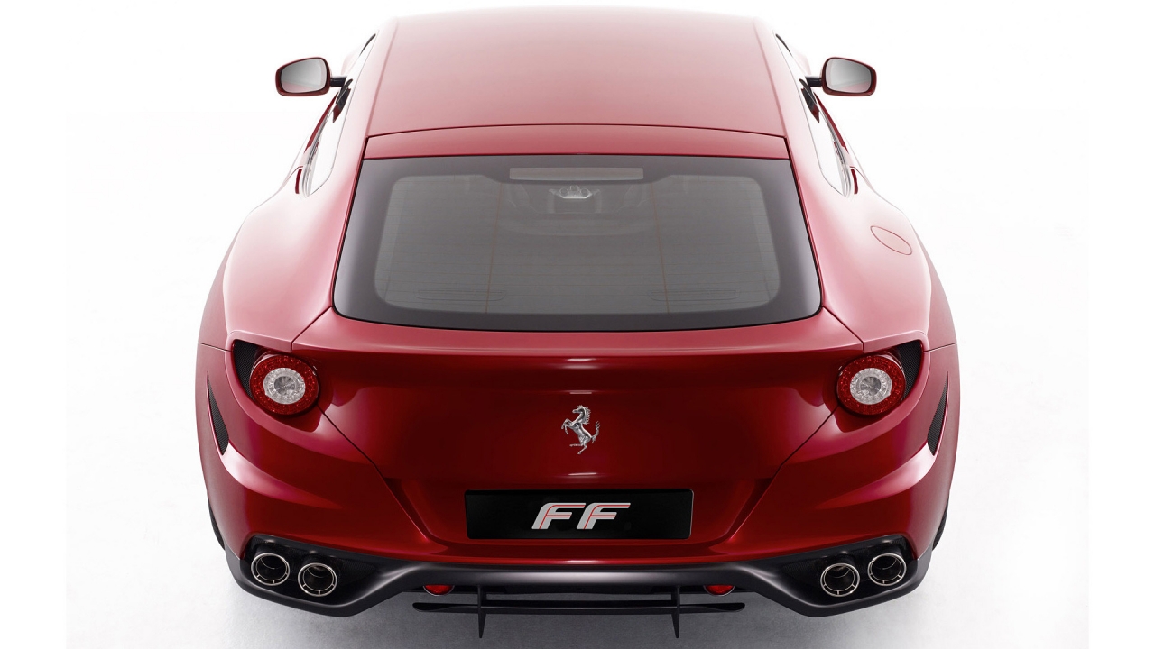 Ferrari FF Rear for 1280 x 720 HDTV 720p resolution