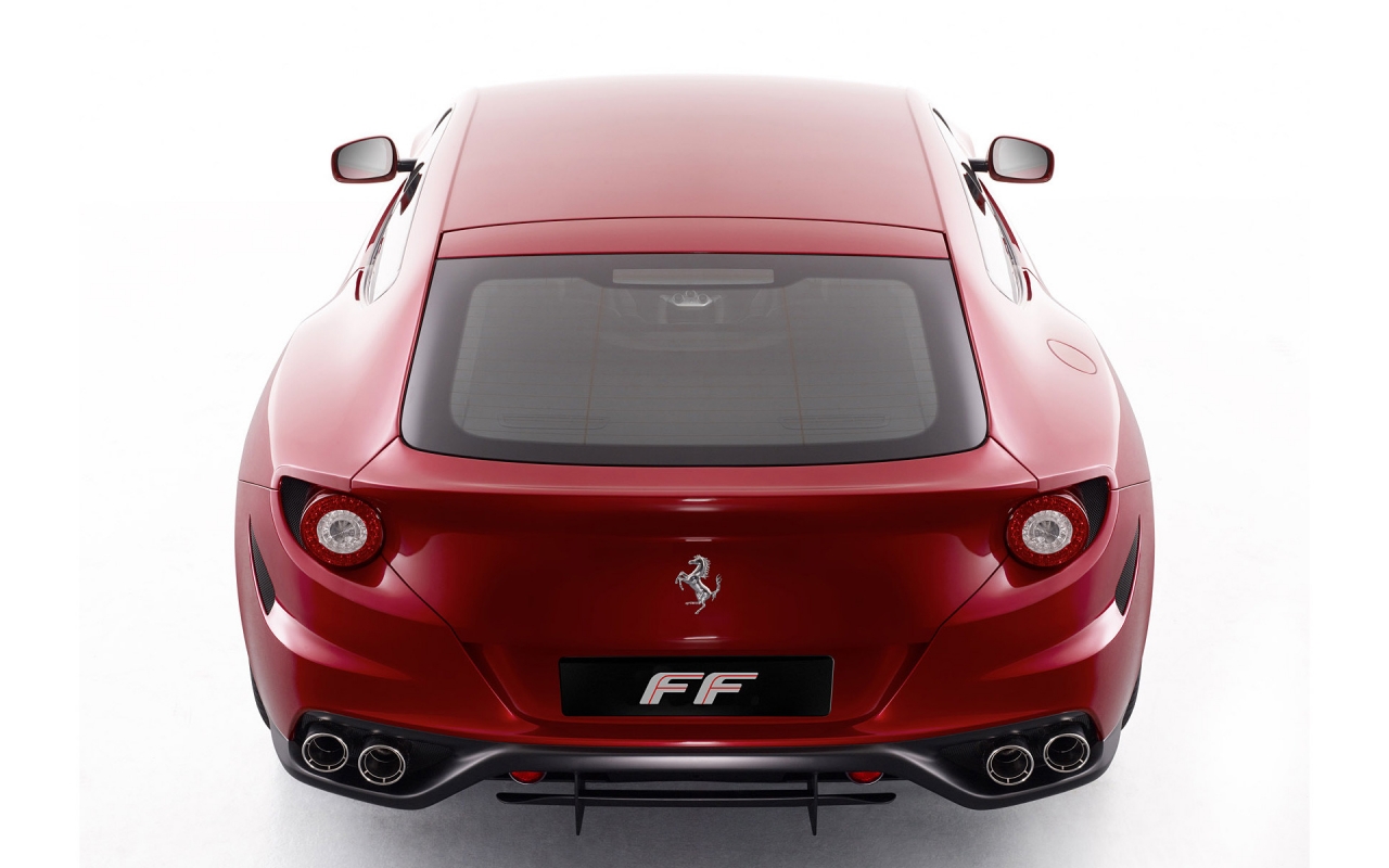 Ferrari FF Rear for 1280 x 800 widescreen resolution