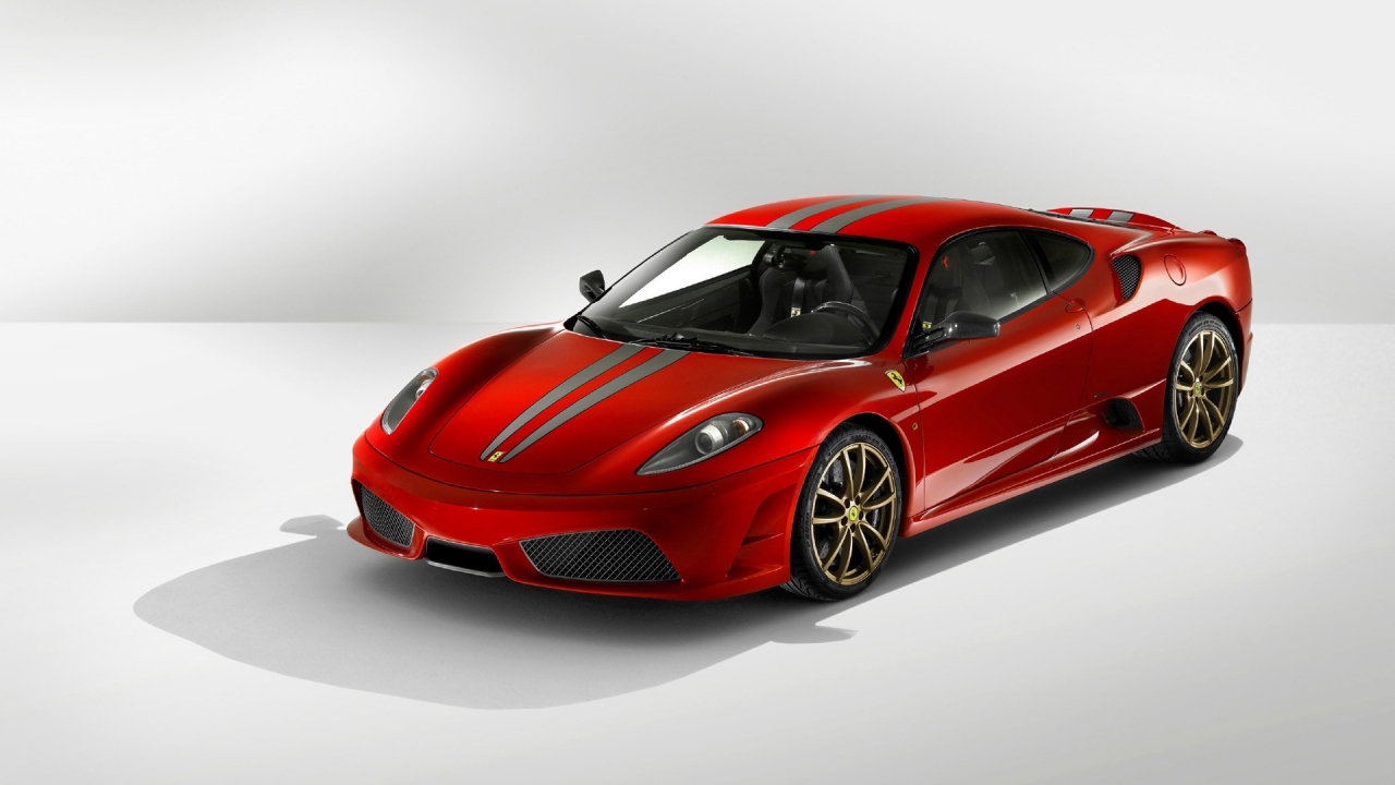 Ferrari Red Front Angle for 1280 x 720 HDTV 720p resolution