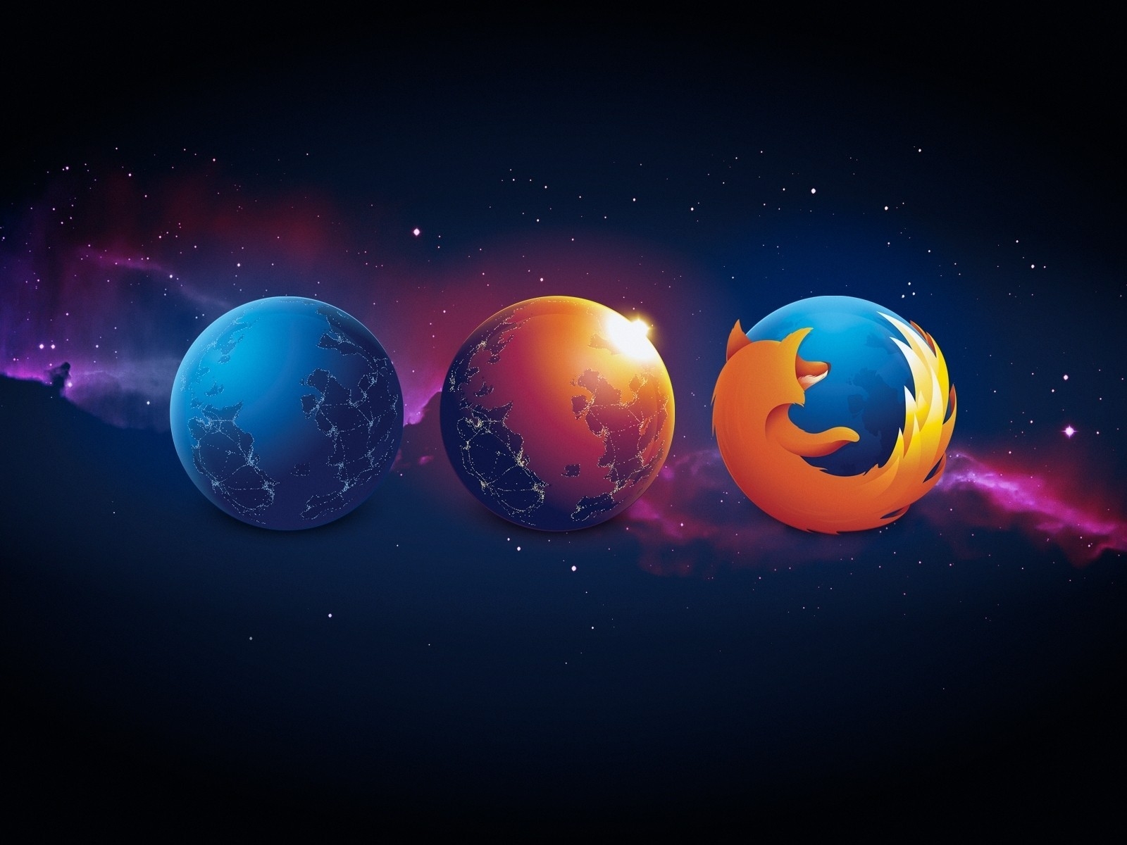 Firefox Planet for 1600 x 1200 resolution