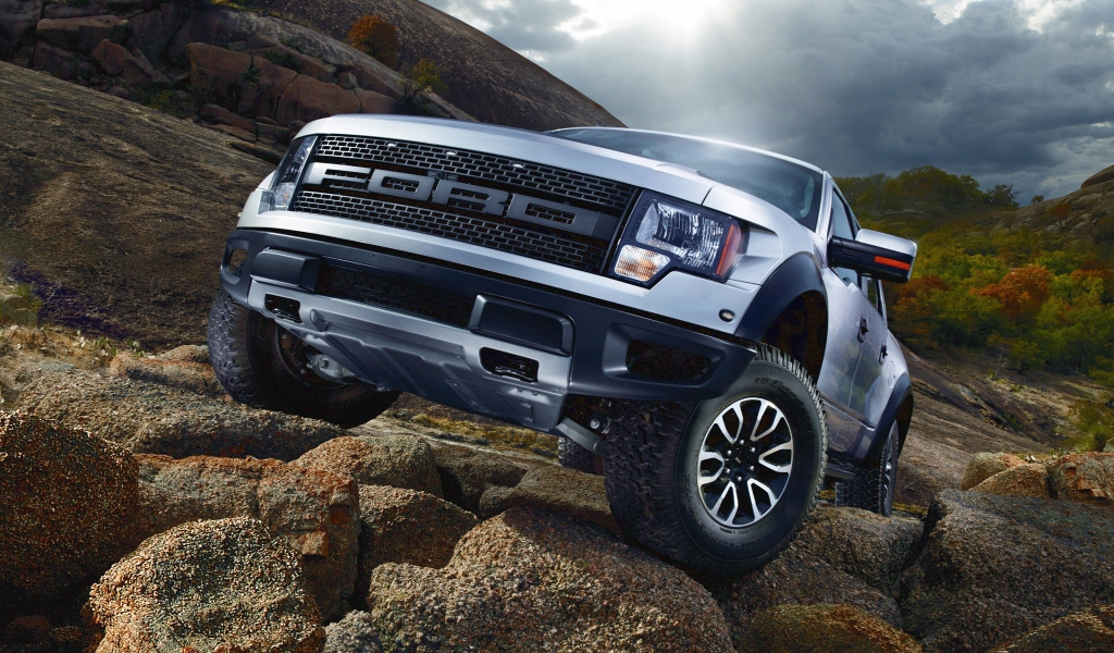 Ford F150 SVT Raptor 2012 for 1024 x 600 widescreen resolution