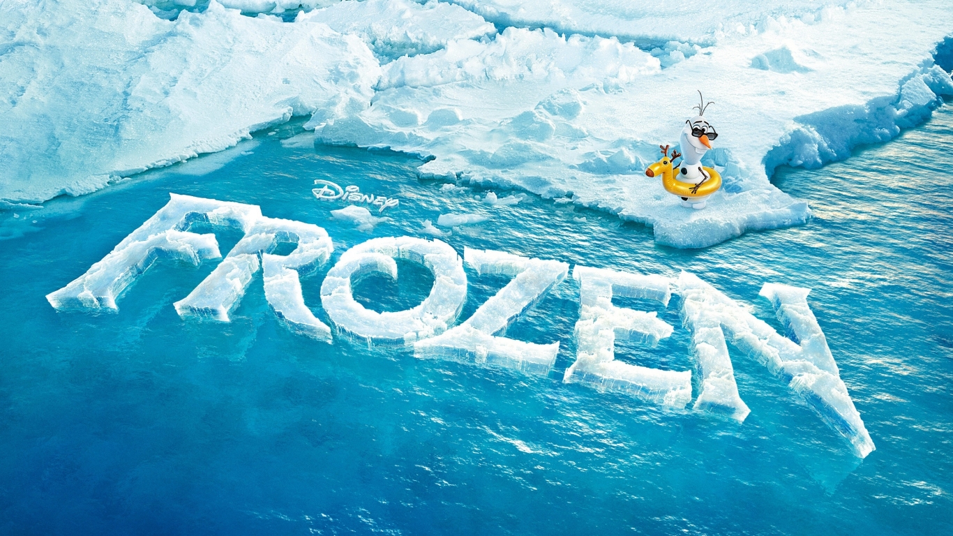 Frozen Movie for 1366 x 768 HDTV resolution