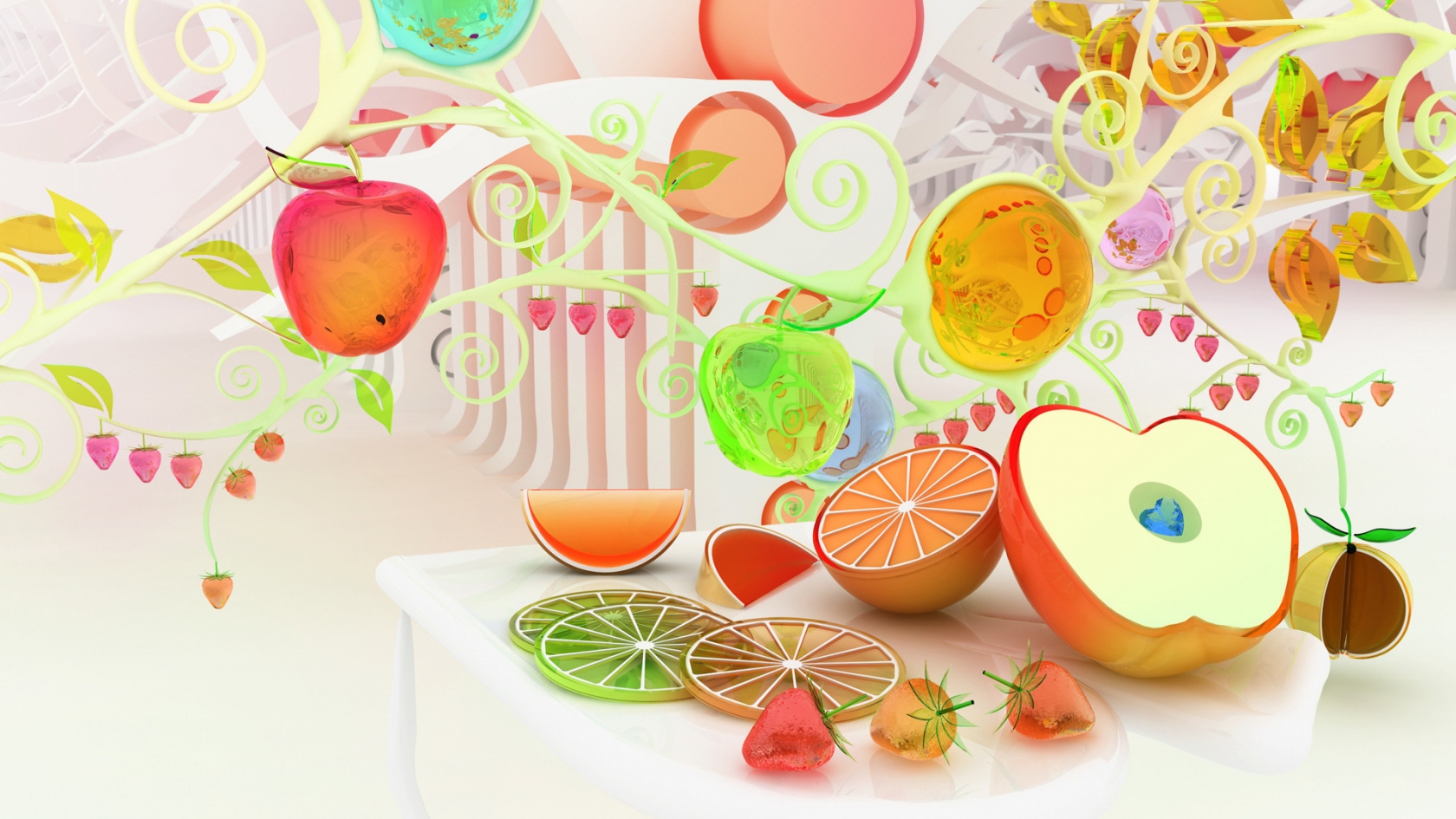 Fruits for 1680 x 945 HDTV resolution